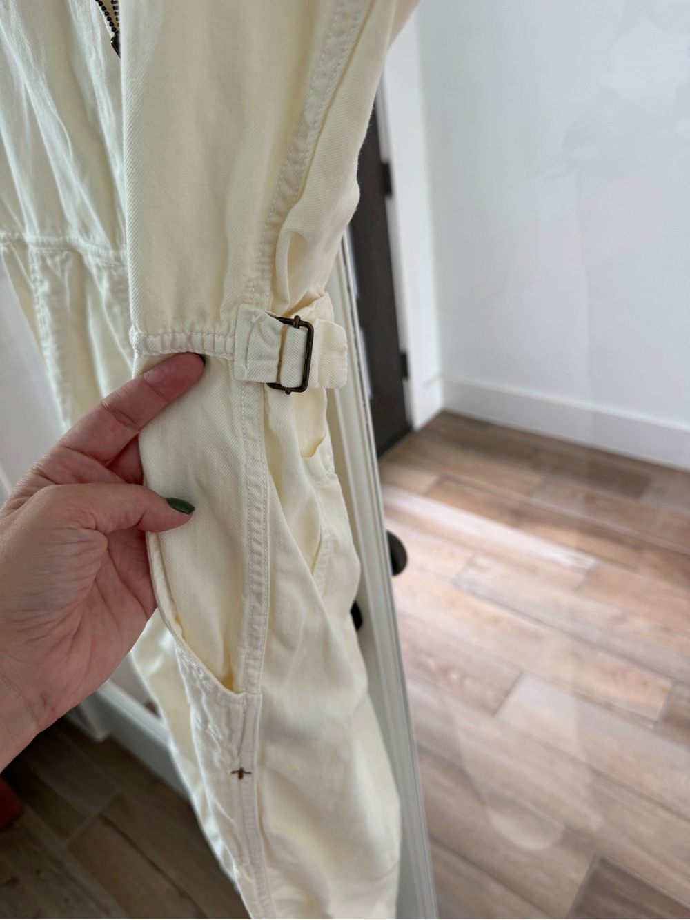 Imogen + Willie Utility Jumpsuit in Cream - Picture 5 of 10